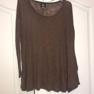Simple brown blouse